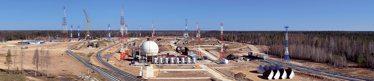 Монтаж технологического оборудования на космодроме «Плесецк»